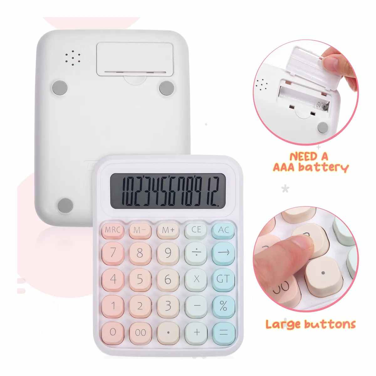 CALCULADORA RETRO CANDY COLOR 9063
